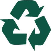Decaltor Recycling Symbol 5 in Vinyl Decal for Laptop Bumper Wall