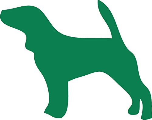 Decaltor Beagle Silhouette Dog Vinyl Decal, 5 in