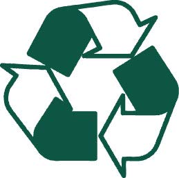 Decaltor Recycling Arrows Vinyl Decal, 5 in, Car Window Sticker
