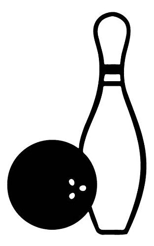 Picniva Bowling Type 04 Removable Vinyl Wall Decal