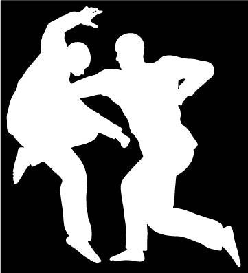 Picniva Martial Arts Fighter Type20 Vinyl Car Window Decal, Approx 5 in