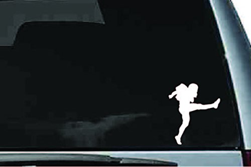 Picniva Football Sty8a Vinyl Car Window Decal, Approx 5 in