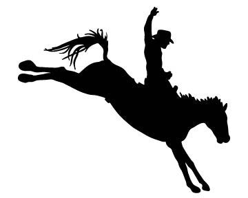 Picniva Rodeo Type 12 Removable Vinyl Wall Decal - Color: rodeo type12