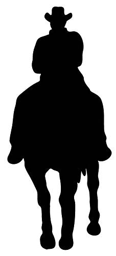 Picniva Horse Rider Type 39 Removable Vinyl Wall Decal - Color: horse rider type39