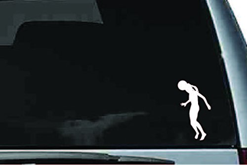 Picniva Soccer Girl Sty22a Vinyl Car Window Decal, Approx 5 in