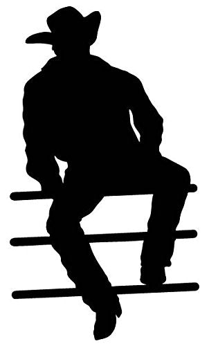 Picniva Cowboy Style 16 Removable Vinyl Wall Decal - Color: cowboy style 16