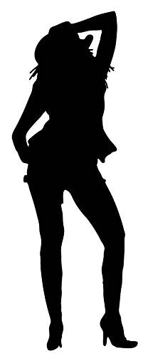 Picniva Cowgirl Style l4 Removable Vinyl Wall Decal - Color: cowgir stylel4