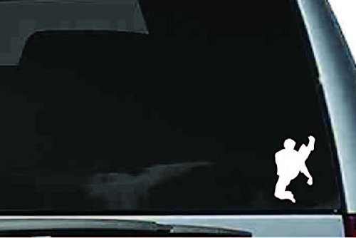 Picniva Martial Arts Fighter Sty199 Vinyl Car Window Decal, Approx 5 in