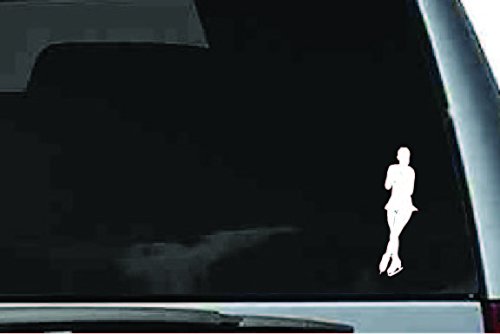 Picniva Skater Sty1 Vinyl Car Window Decal, Approx 5 in