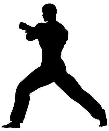 Picniva Martial Artist Forearm Guard Removable Vinyl Wall Decal