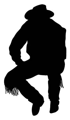 Picniva Cowboy Style 3 Removable Vinyl Wall Decal - Color: cowboy style3
