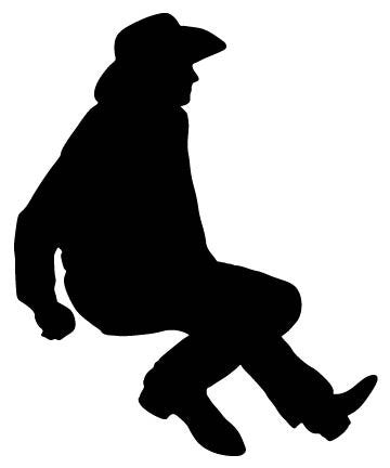 Picniva Cowboy Style 8 Removable Vinyl Wall Decal