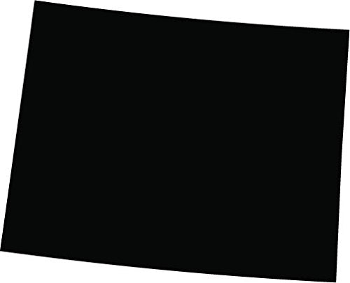 Picniva Black Wyoming WY 3 Inch Map Removable Vinyl Wall Decal Decor Home