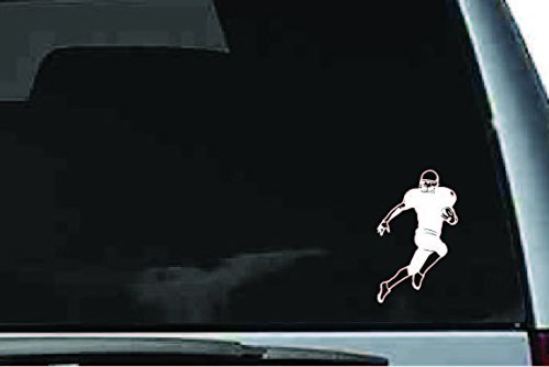 Picniva Football Sty4 Vinyl Car Window Decal, Approx 5 in