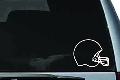 Picniva Football Sty03 Vinyl Car Window Decal, Approx 5 in