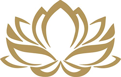 Decaltor Lotus Flower #2 5 in Vinyl Decal Laptop Bumper Wall