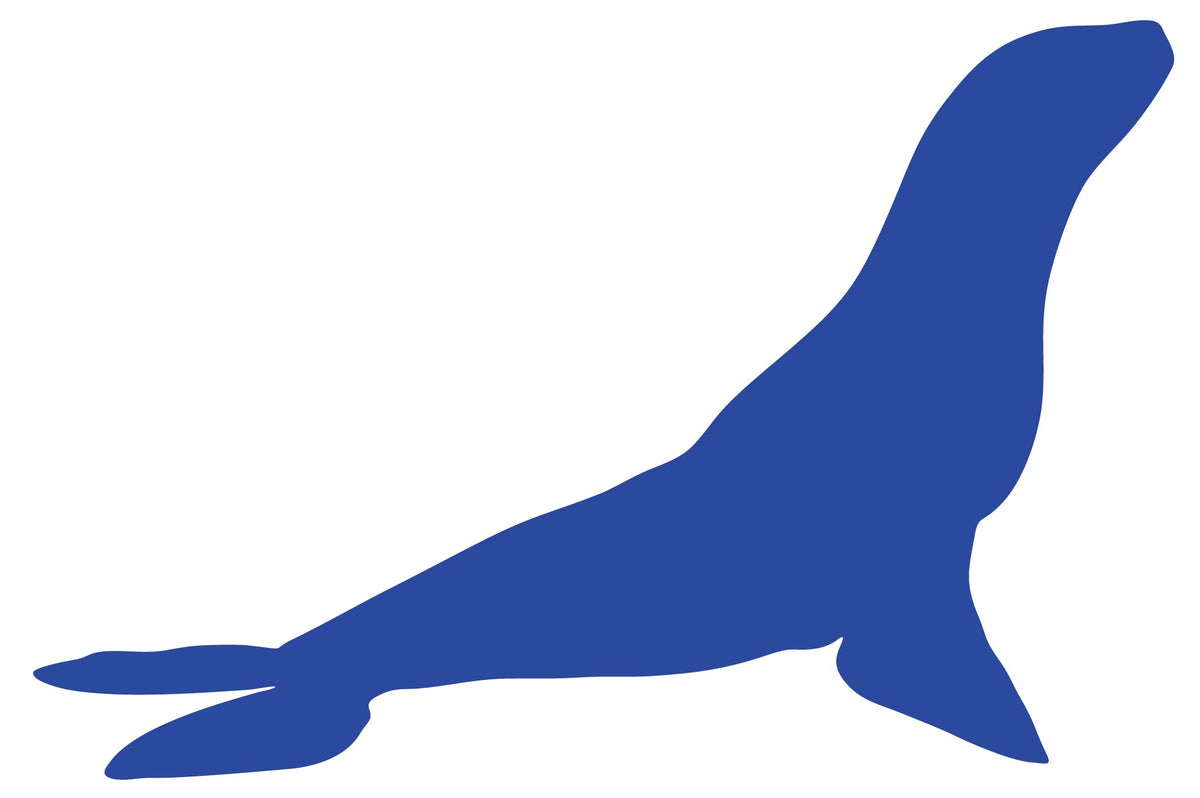 Picniva Sea Lion Sty2 Vinyl Sticker Decal For Auto Car Truck PC Laptop (Blue, 5'') - Color: Blue - Size: 5''
