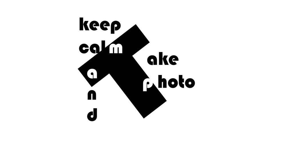 Picniva Keep Calm And Take Photo Quote Removable Vinyl Wall Decal - Color: keep calm and take photo