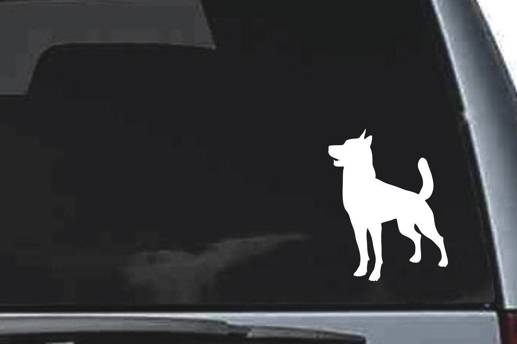 Picniva Wolf Sty50 Vinyl Car Window Decal, Approx 5 in