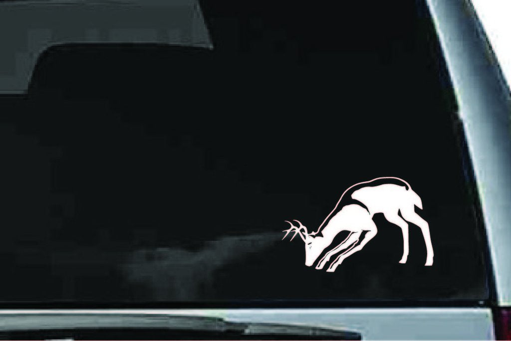 Picniva Buck Sty33 Vinyl Car Window Decal, Approx 5 in