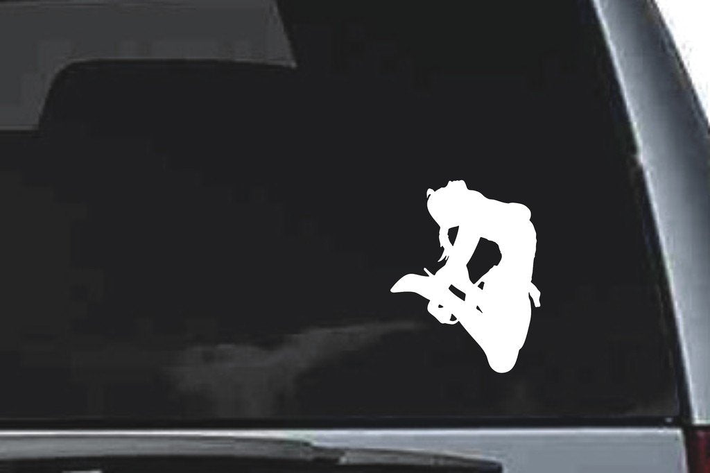 Picniva Girl Sty5 Vinyl Car Window Decal, Approx 5 in