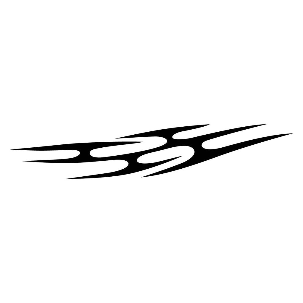 Picniva Style 292 Racing Side Stripe Vinyl Decals, 22 x 115 in, 2 Pc