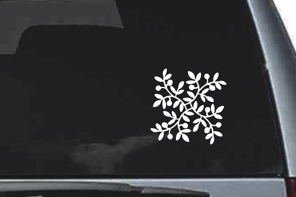Picniva Scroll Sty53 Vinyl Car Window Decal, Approx 5 in