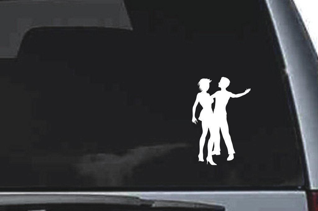Picniva Dancing Sty69 Vinyl Car Window Decal, Approx 5 in