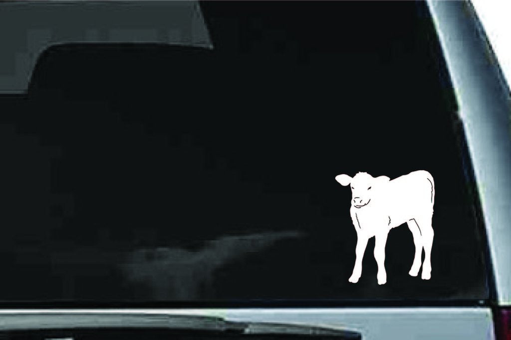Picniva Cow Sty99 Vinyl Car Window Decal, Approx 5 in