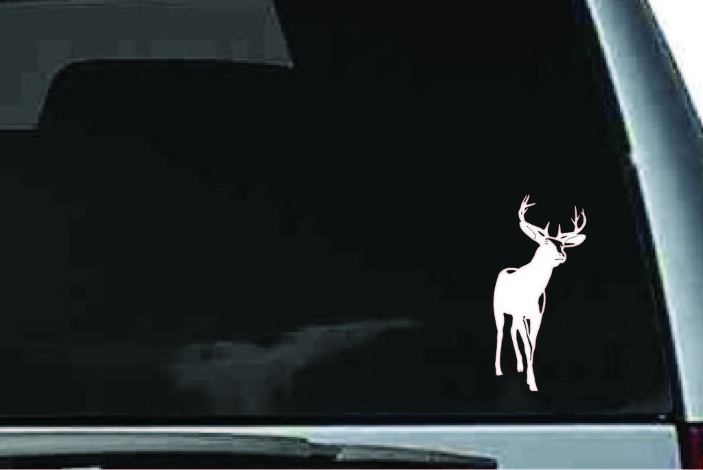 Picniva Buck Sty23 Vinyl Car Window Decal, Approx 5 in