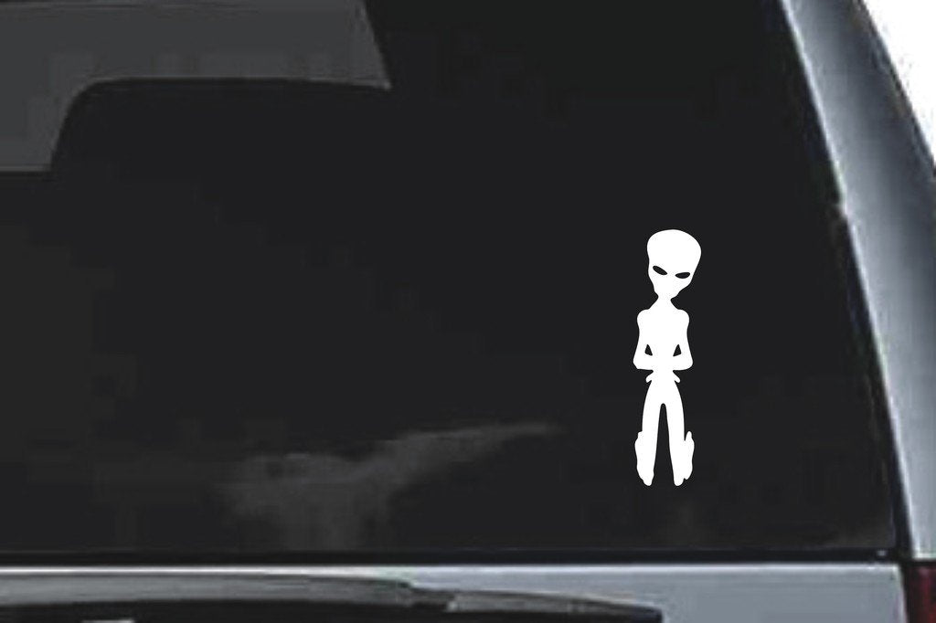 Picniva Alien Sty21a Vinyl Car Window Decal, Approx 5 in