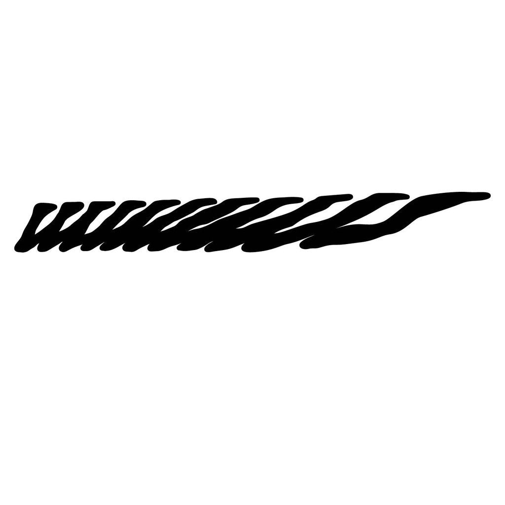 Picniva Style 137 Racing Side Stripe Vinyl Decals, 11 x 93 in, 2 Pc