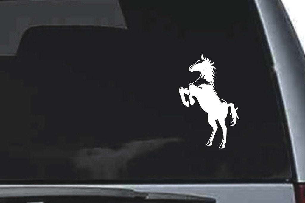 Picniva Horse Sty41 Vinyl Car Window Decal, Approx 5 in