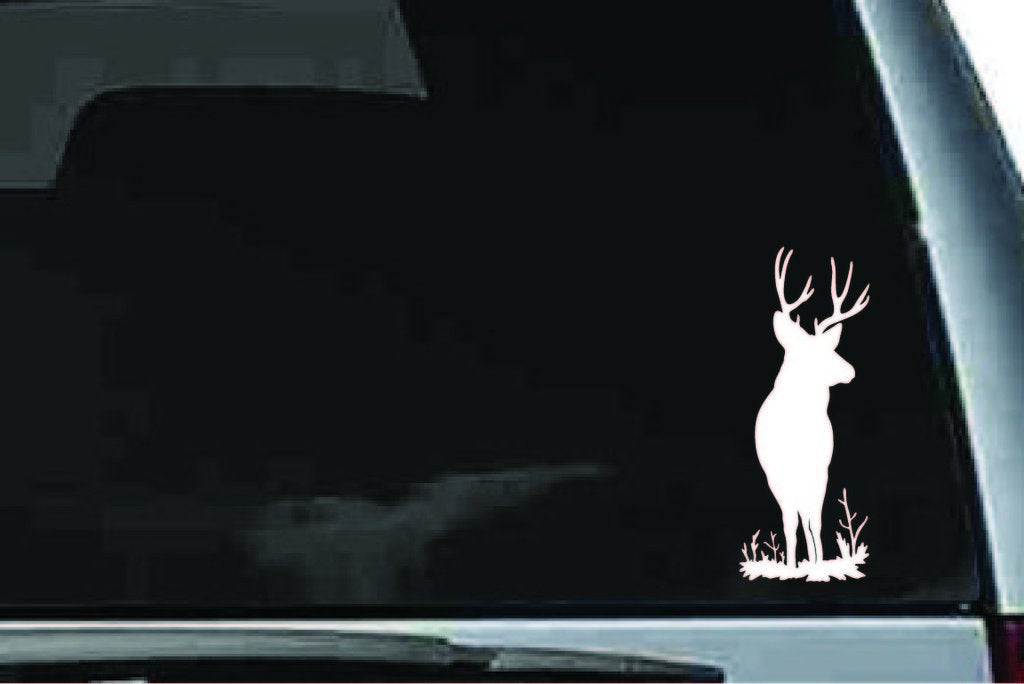 Picniva Buck Sty16 Vinyl Car Window Decal, Approx 5 in