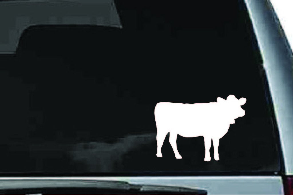Picniva Cow Sty19 Vinyl Car Window Decal, Approx 5 in