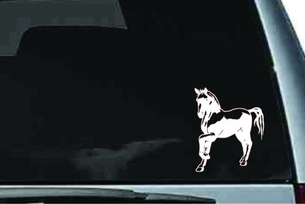 Picniva Horse Sty57 Vinyl Car Window Decal, Approx 5 in
