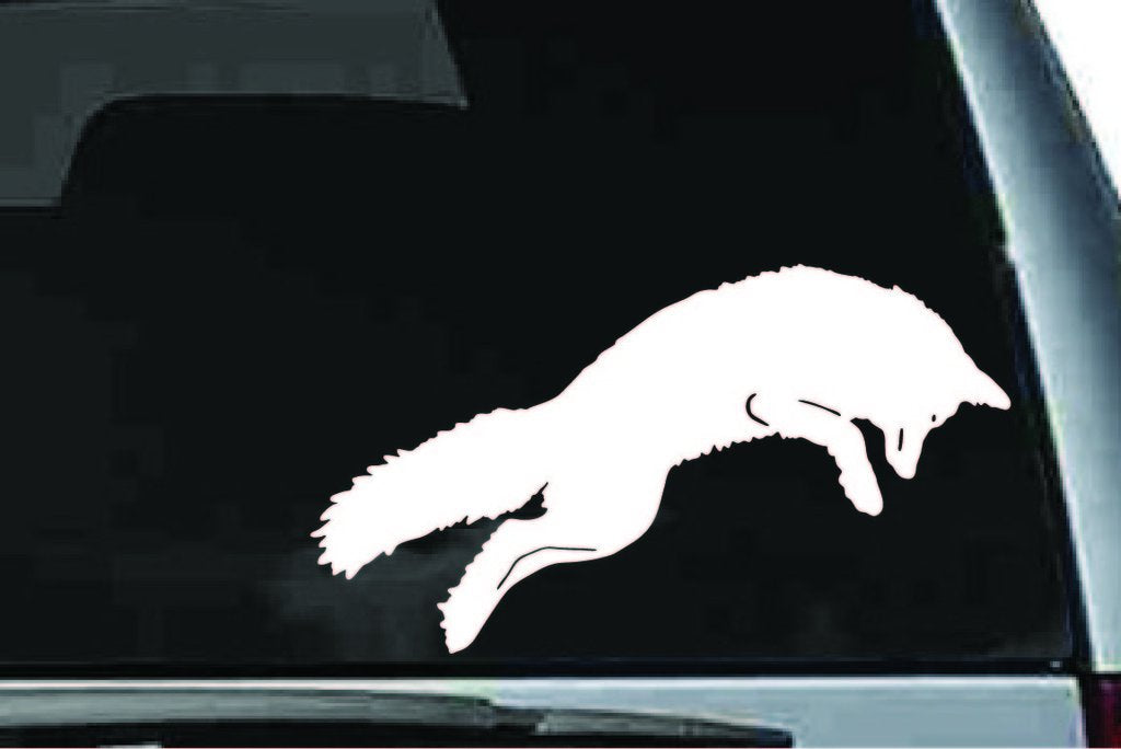 Picniva Fox Sty1 Vinyl Car Window Decal, Approx 5 in