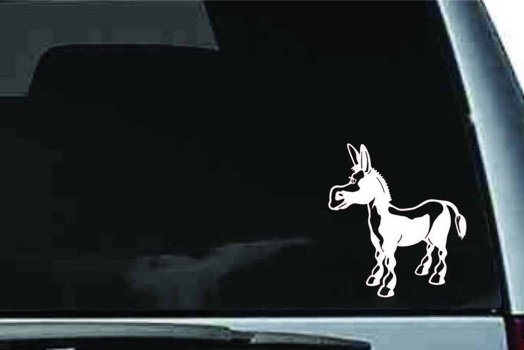 Picniva Donkey Sty3 Vinyl Car Window Decal, Approx 5 in