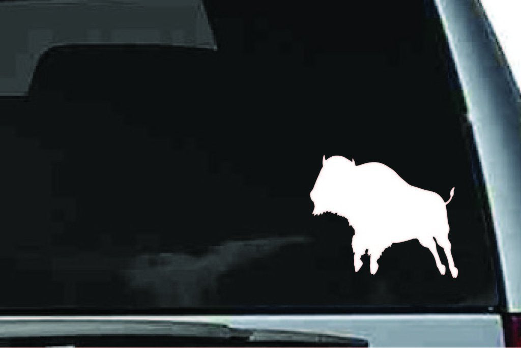 Picniva Bison Sty5 Vinyl Car Window Decal, Approx 5 in