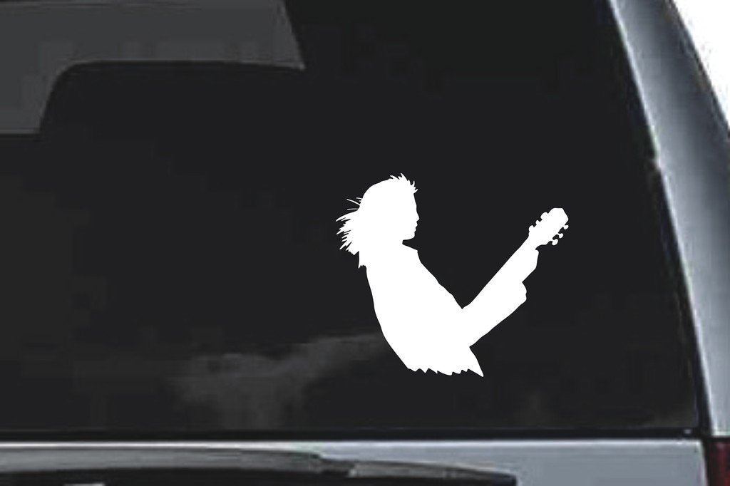 Picniva Music Sty1 Vinyl Car Window Decal, Approx 5 in