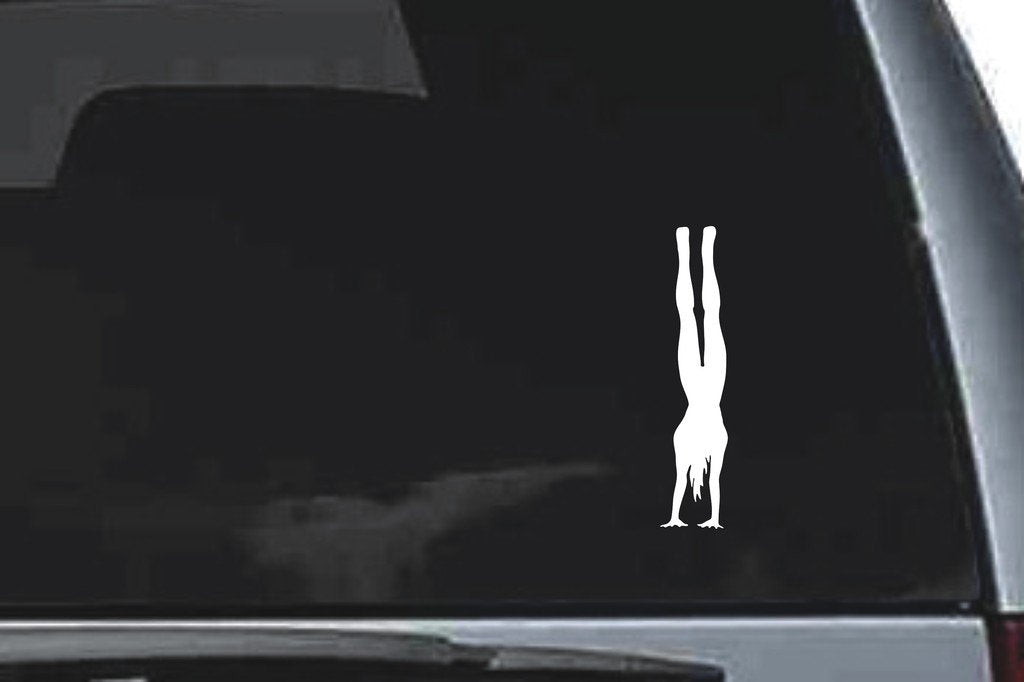 Picniva Girl Sty27 Vinyl Car Window Decal, Approx 5 in
