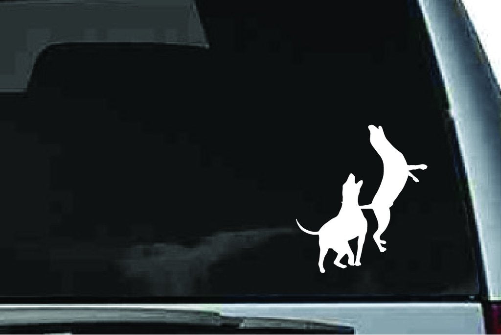 Picniva Dog Sty17 Vinyl Car Window Decal, Approx 5 in