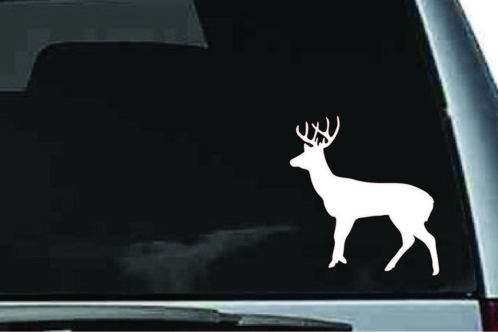 Picniva Buck Sty11 Vinyl Car Window Decal, Approx 5 in