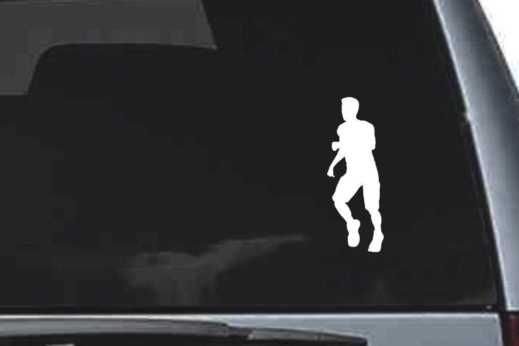 Picniva Running Sty10 Vinyl Car Window Decal, Approx 5 in