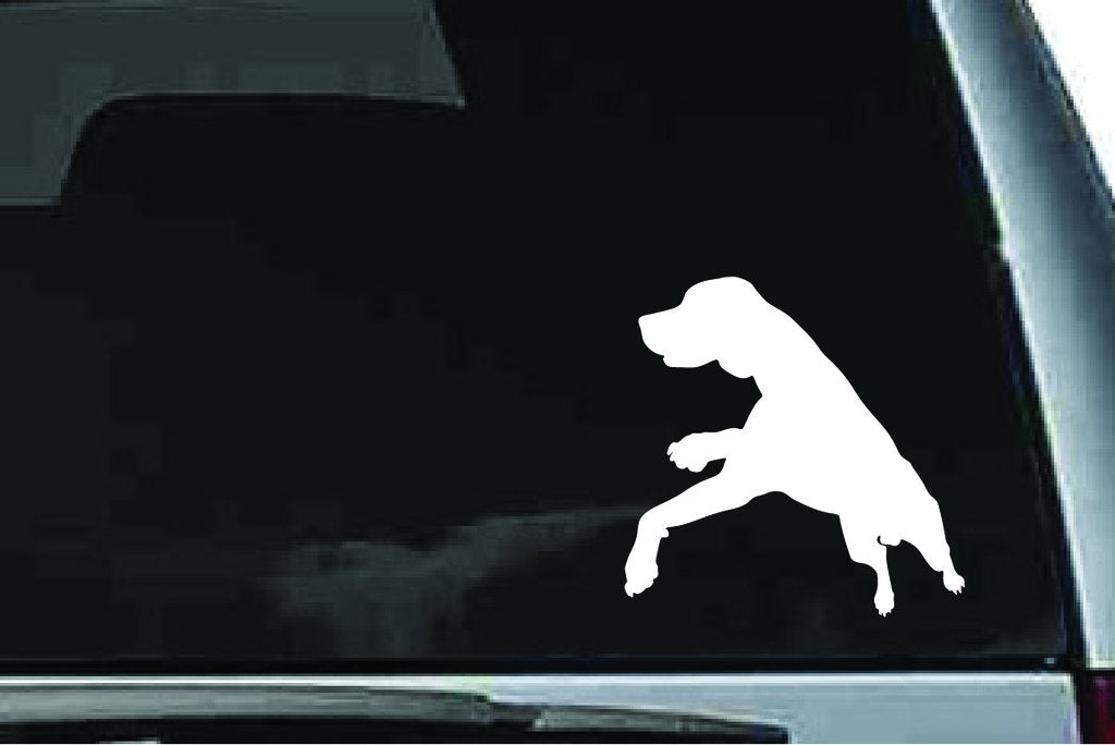 Picniva Hound Dog Sty27 Vinyl Car Window Decal, Approx 5 in