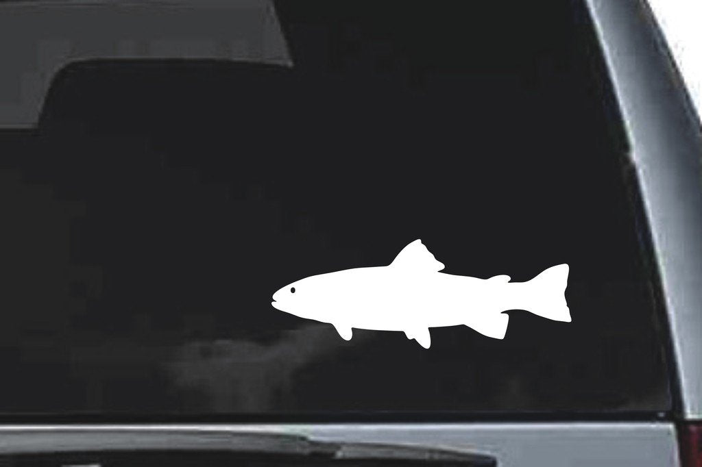 Picniva Fish Sty52 Vinyl Car Window Decal, Approx 5 in