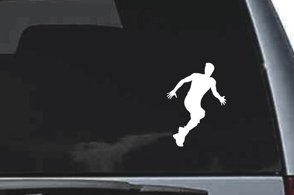 Picniva Running Sty7 Vinyl Car Window Decal, Approx 5 in