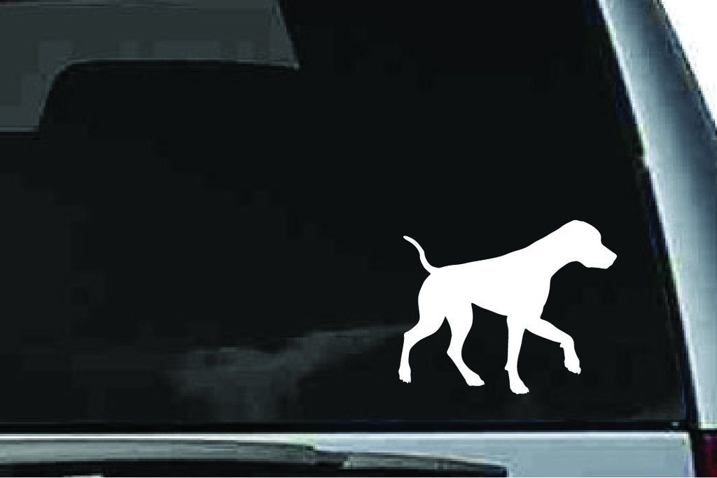 Picniva Hound Dog Sty18 Vinyl Car Window Decal, Approx 5 in