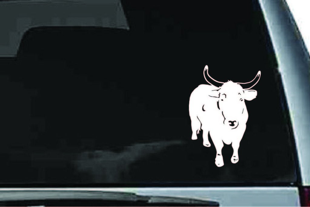 Picniva Cattle Sty3 Vinyl Car Window Decal, Approx 5 in
