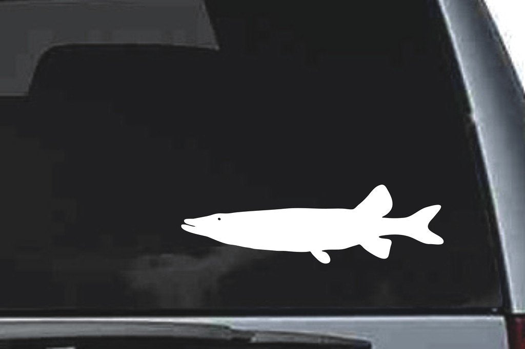 Picniva Fish Sty86 Vinyl Car Window Decal, Approx 5 in